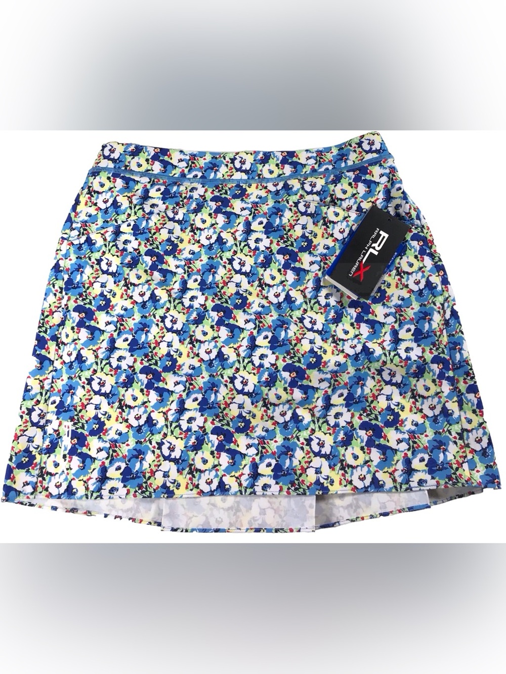 Ralph Lauren RLX Blue Multicolor Skort Size Large(12-14) - Picture 3 of 6